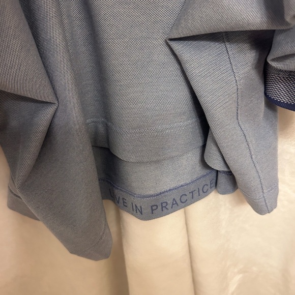 Lululemon Polo Shirt Men's XXL Light Blue Short Sleeve Wicking Stretch - Picture 9 of 12